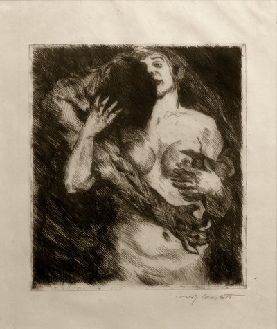 Umarmung von Lovis Corinth